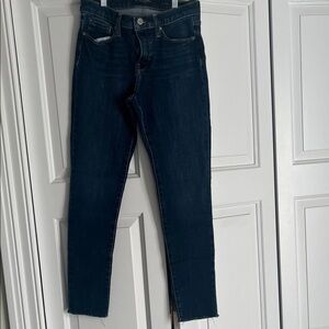 Banana Republic Dark Indigo Mid Rise Skinny Jeans